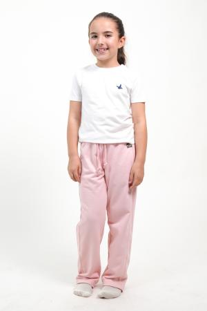PANTALON ALGODON NIÑO ROSA 16