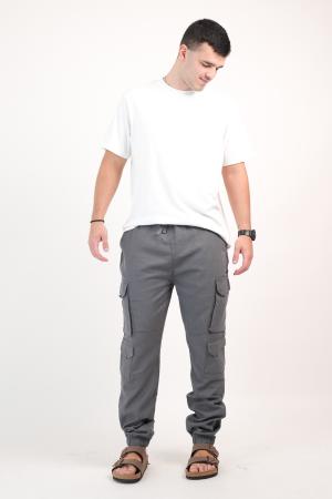 PANTALON CARGO ESTILO LINO