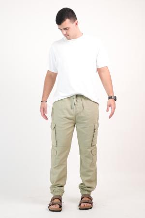 PANTALON CARGO ESTILO LINO