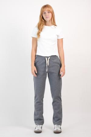 PANTALON FELPA GRIS OSCURO MELANGE L