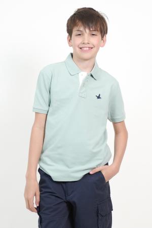 POLO PIQUE PELICANO FIT VERDE SABIA 14