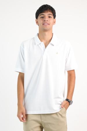 POLO TEXTURIZADA BLANCO XS