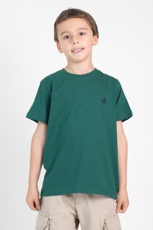 REMERA  ESCOTE REDONDO KIDS PETROLEO 10