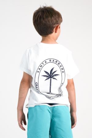 REMERA ESTAMPADA NIÑO BLANCO EST E 14