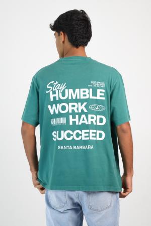 REMERA OVERSIZE  ESTAMPADA PIGMENTADA