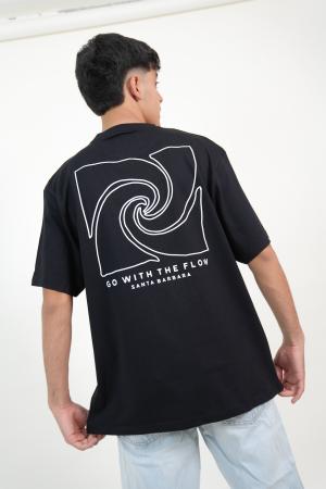 REMERA OVERSIZE ESTAMPADA PIGMENTADA II