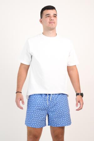 SHORT  BAÑO CON SPANDEX ESTAMPADO