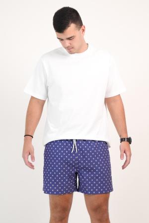 SHORT  BAÑO CON SPANDEX ESTAMPADO