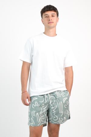 SHORT DE BAÑO ESTAMPADO