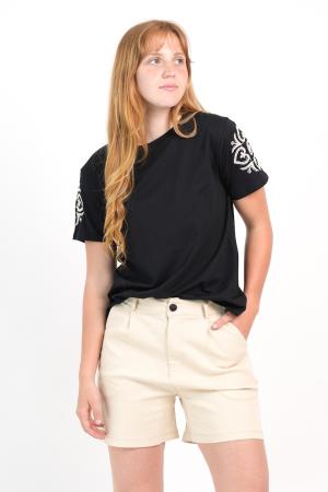 SHORT GABARDINA PINZADO
