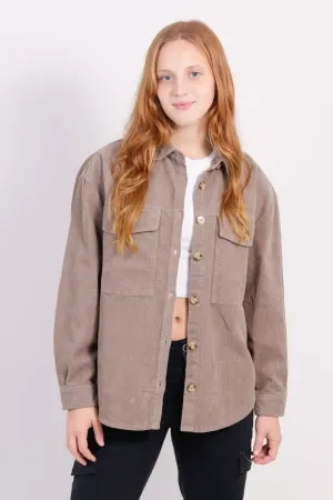 Sobrecamisa de pana mujer hot sale