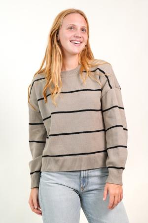 SWEATER A RAYAS MUJER