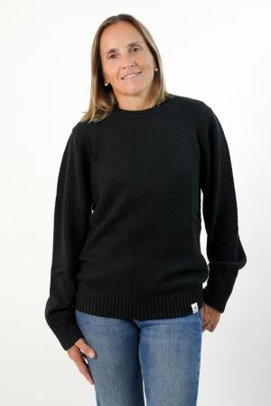 SWEATER BASICO MUJER NEGRO XS