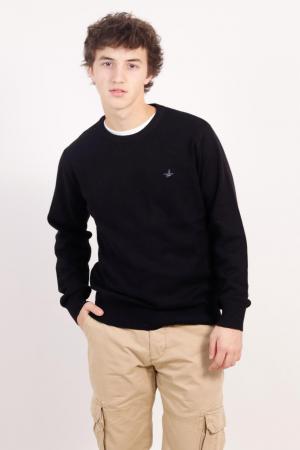 SWEATER BASICO REDONDO NEGRO L